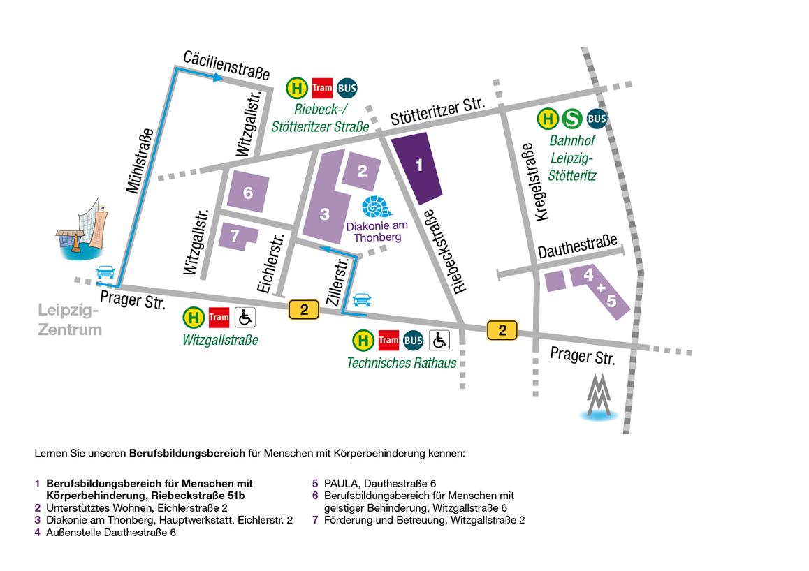 Anfahrtskizze Riebeckstraße 51b