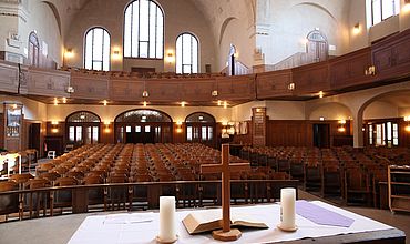 Philippuskirche Innenansichten Blick in die Philippuskirche