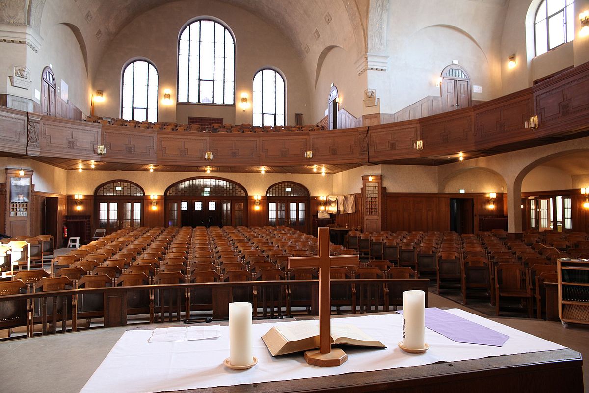 Philippuskirche Innenansichten Blick in die Philippuskirche