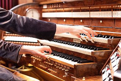 Orgelfestival Tastatur