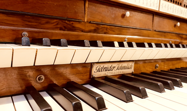 Tasten der Jehmlich-Orgel
