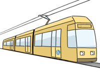 Piktogramm Straßenbahn