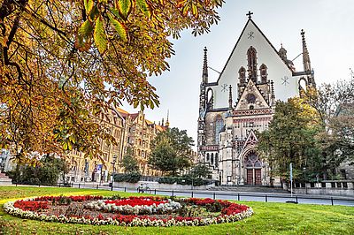 St. Thomas Church in Leipzig Thomaskirche in Leipzig