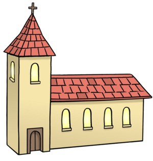 Piktogramm Kirche