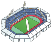 Piktogramm Stadion